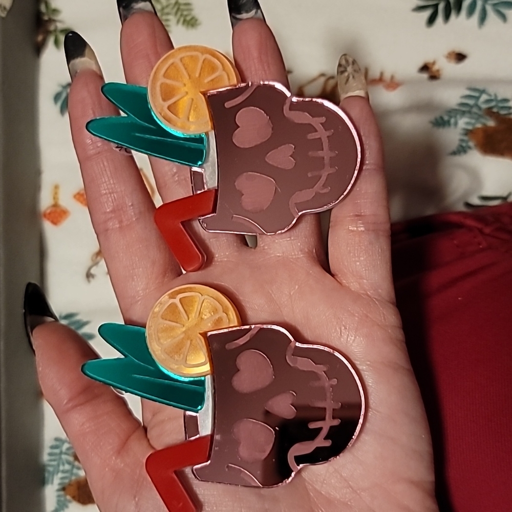 Skeleton Earrings - image 1